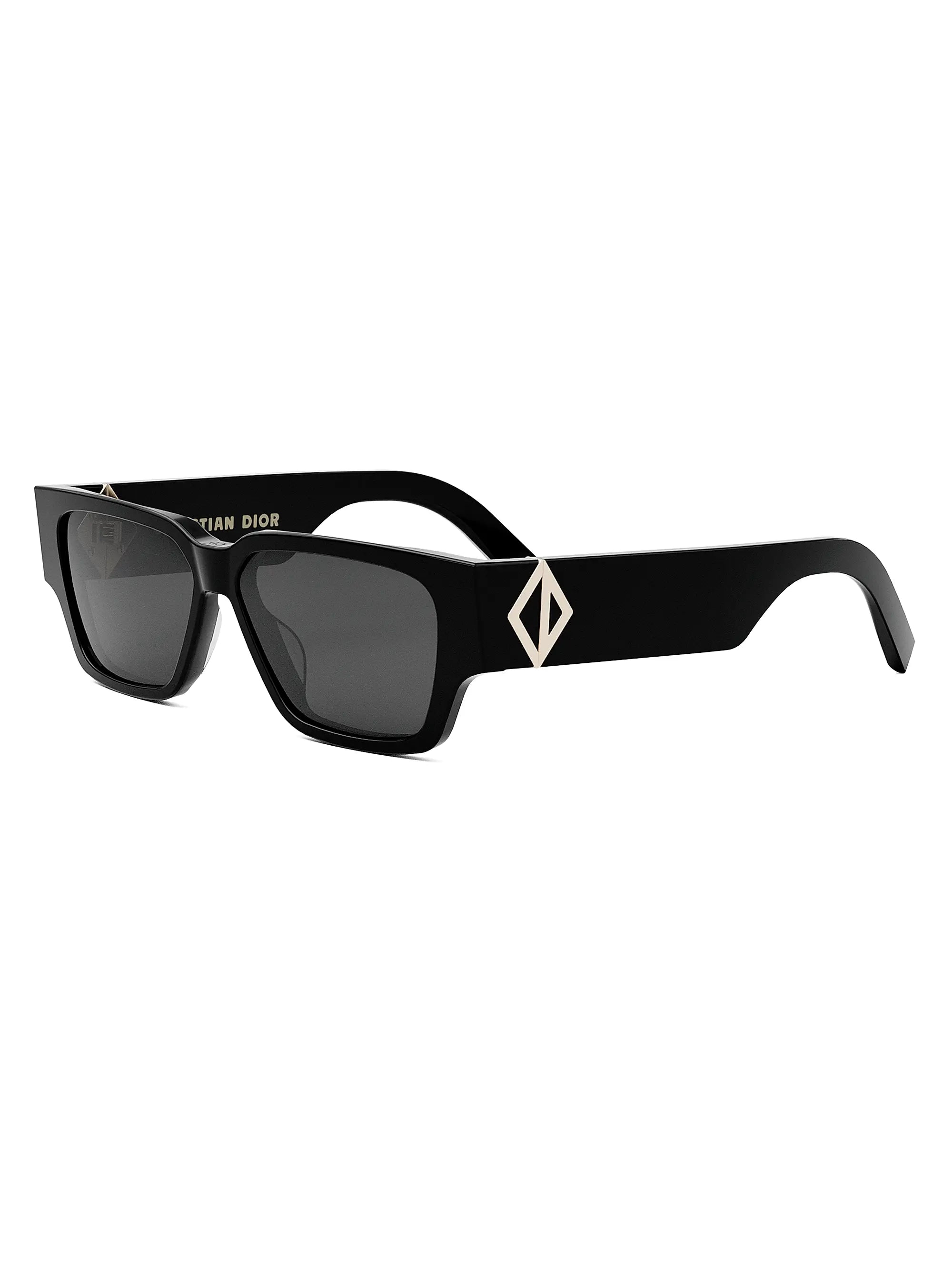 Dior CD Diamond S5I 56mm Geometric Sunglasses Black