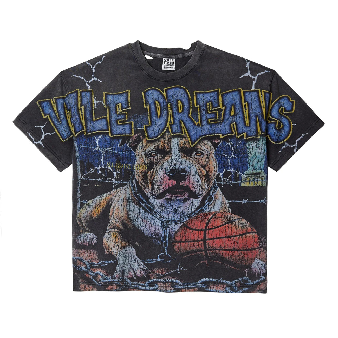 Vale Forever Guard Dog Big T-Shirt Black