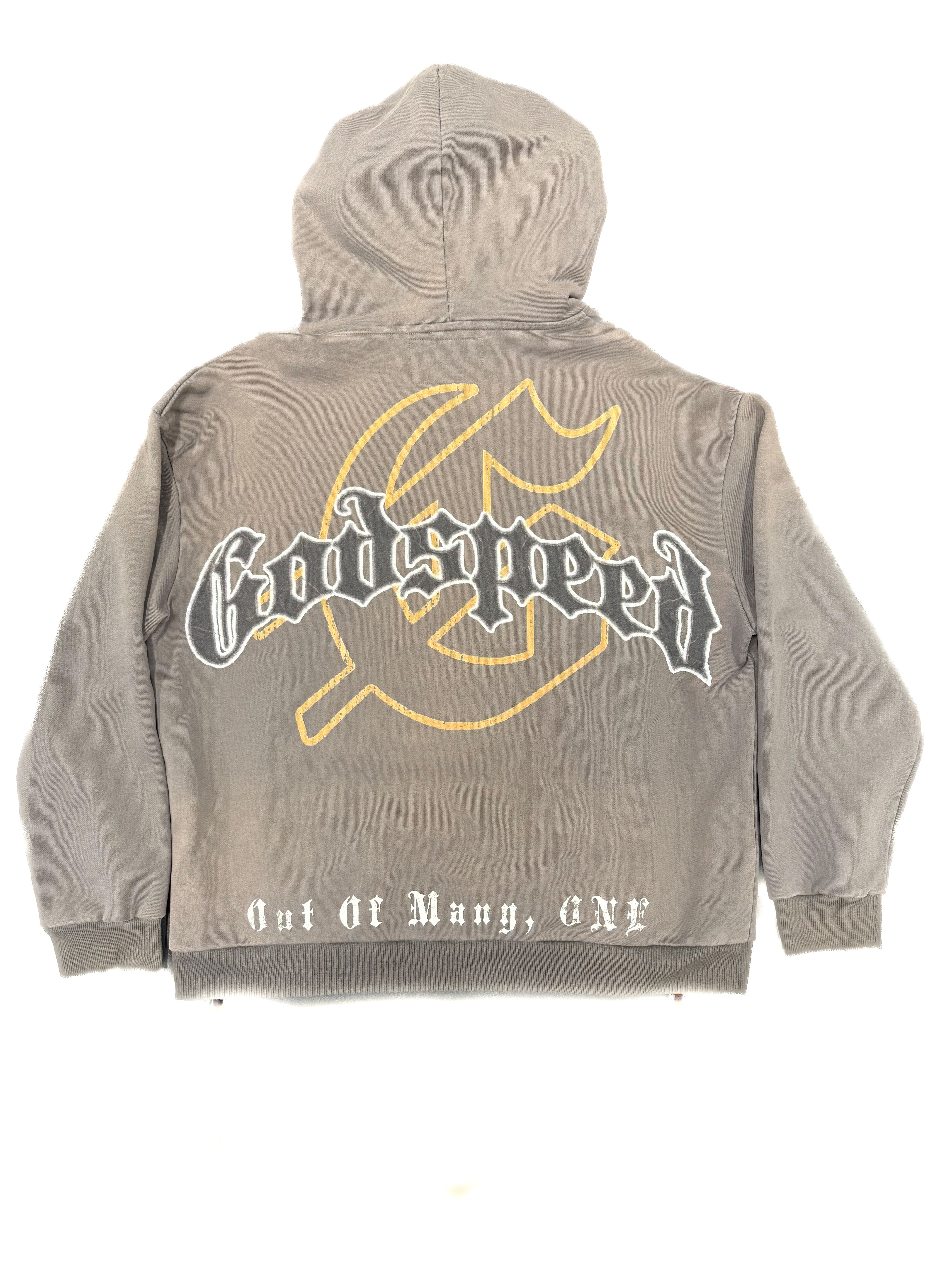 GODSPEED Chrome Seduction Hoodie Grey Wash