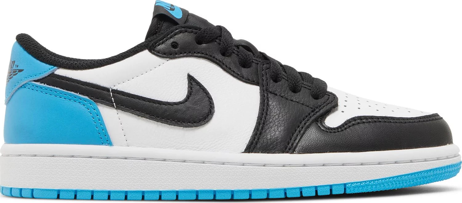 Jordan 1 Retro Low OG Black Dark Powder Blue (Preowned)