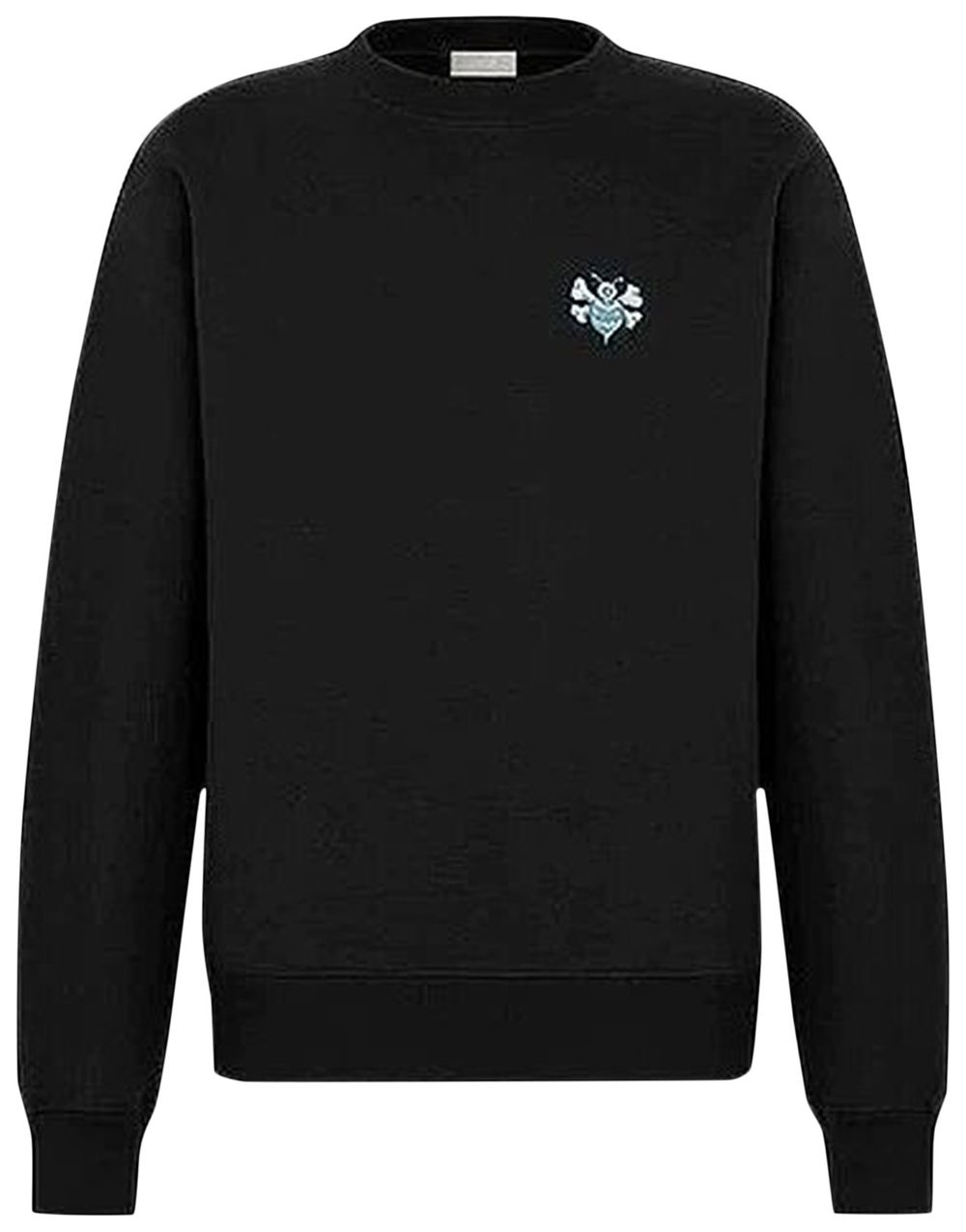 Dior x Shawn Stussy Bee Embroidred Oversized Sweatshirt 'Black' (Preowned)