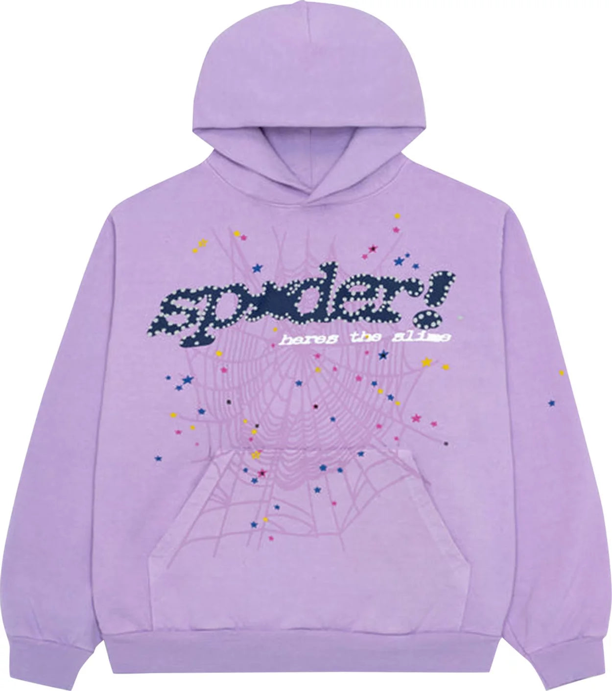 Sp5der Acai Hoodie 'Purple'