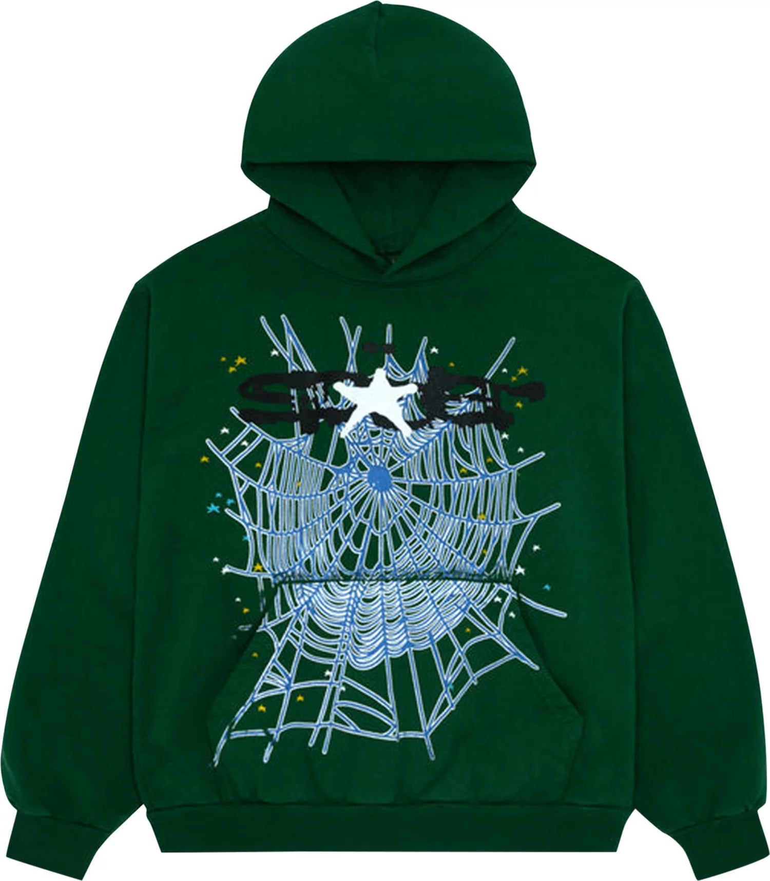 Sp5der Web Hoodie 'Hunter Green' (Preowned)