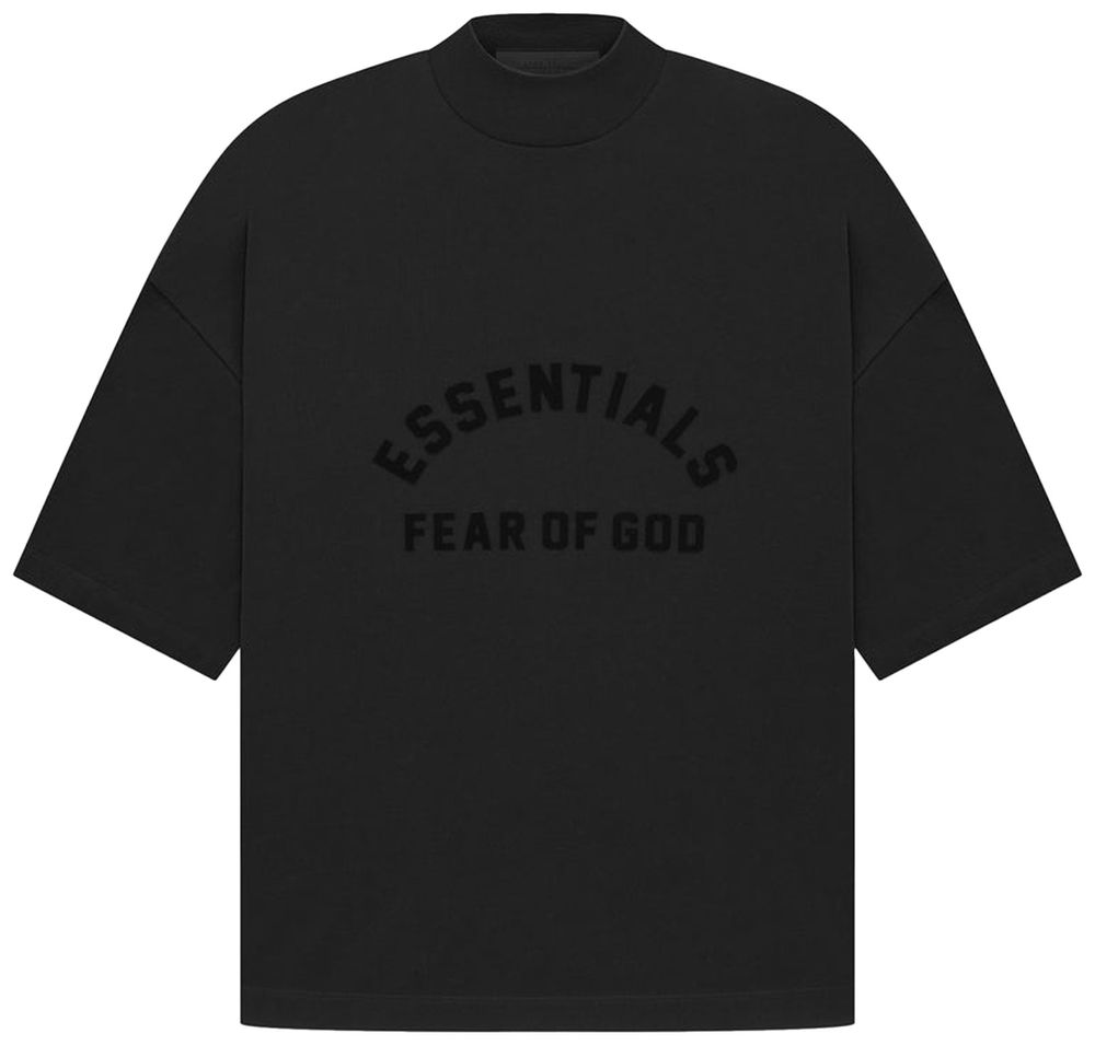 Fear of God Essentials Arch Logo Tee Jet Black
