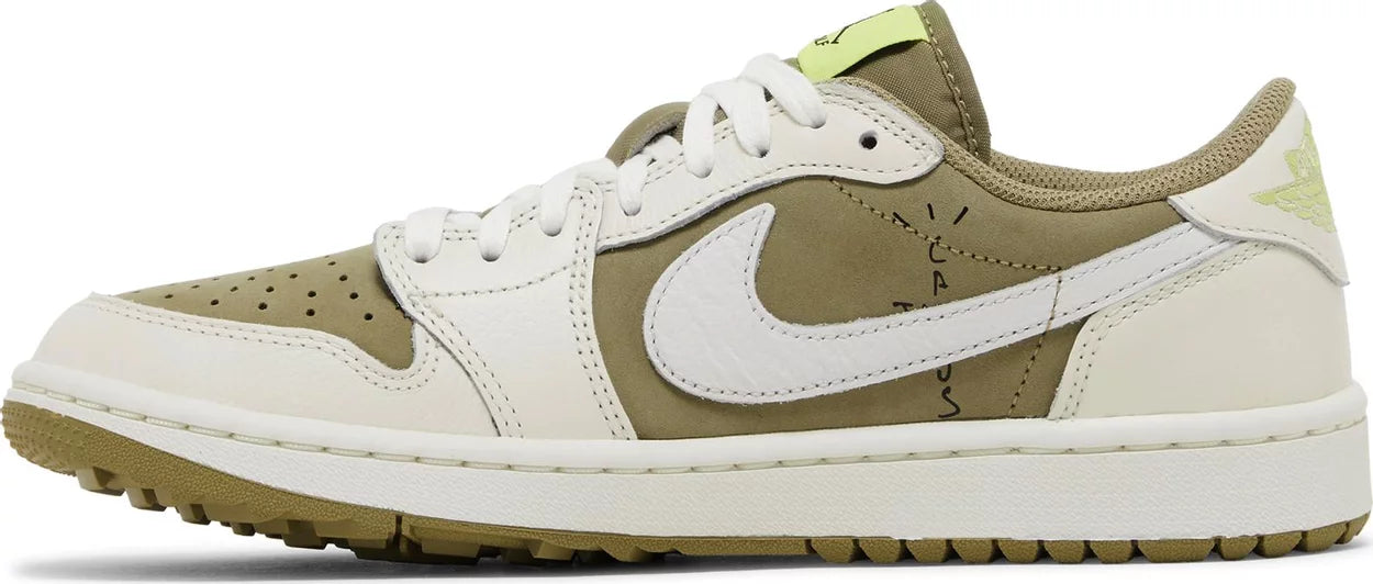 Air Jordan 1 Retro Low Golf Travis Scott Neutral Olive