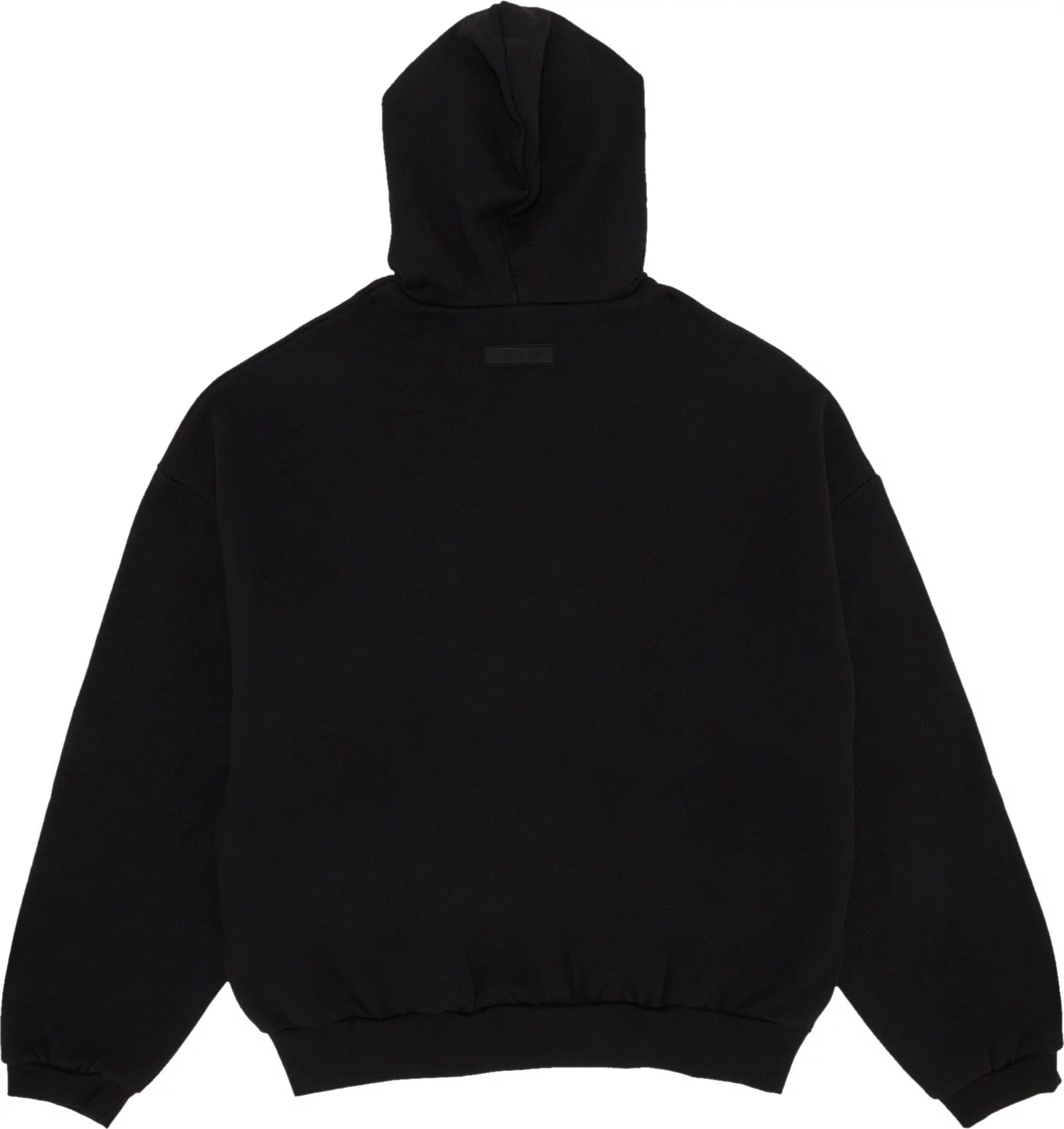 Fear of God Essentials Hoodie 'Jet Black' (SS24)