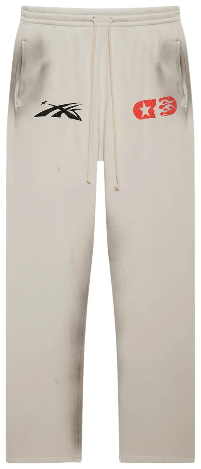 Hellstar If You Dont Like Us Beat Us Sweatpants White
