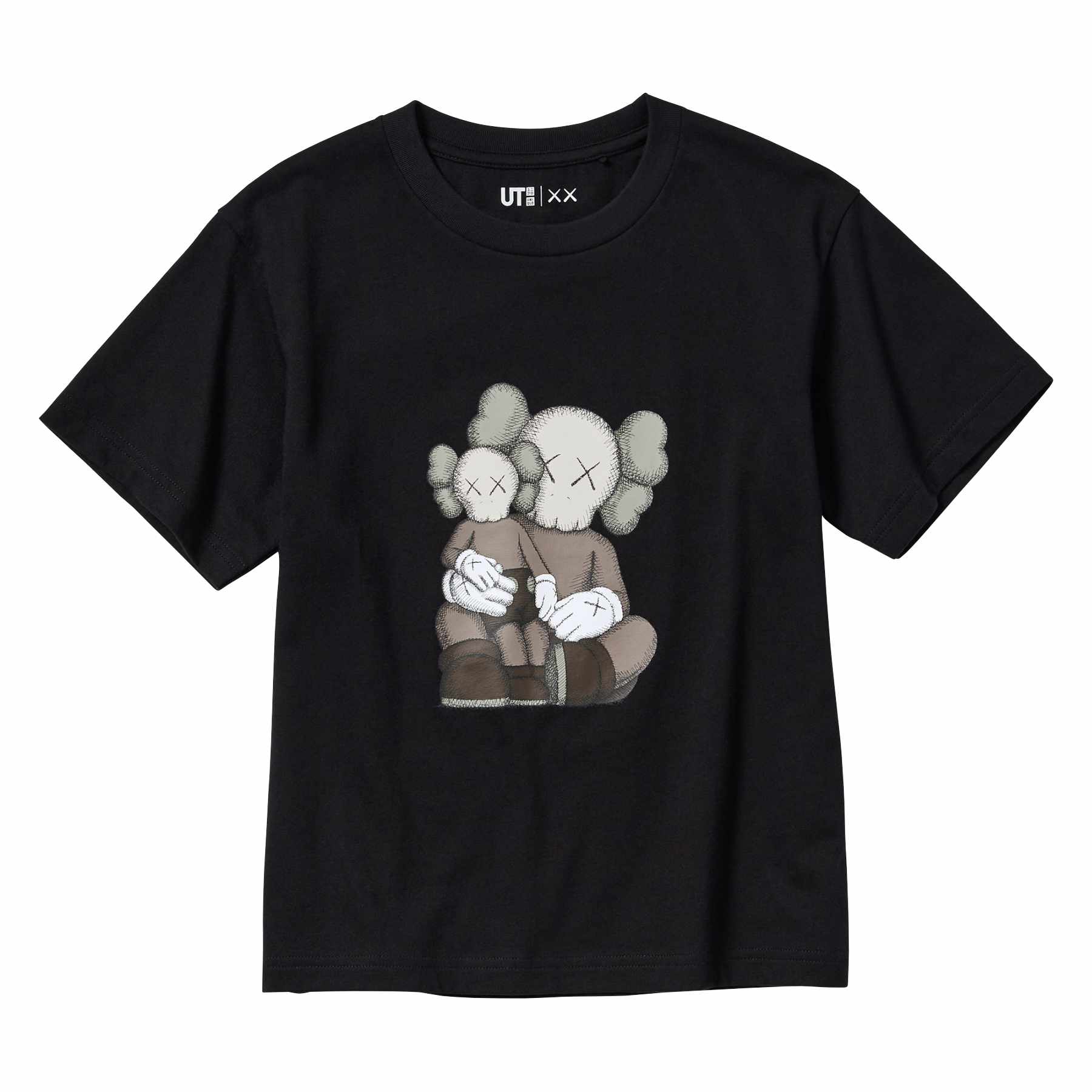 KAWS UT Short Sleeve Graphic T-shirt Black