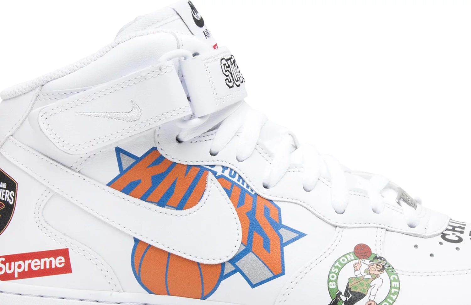 Supreme x NBA x Air Force 1 Mid 07 'White'
