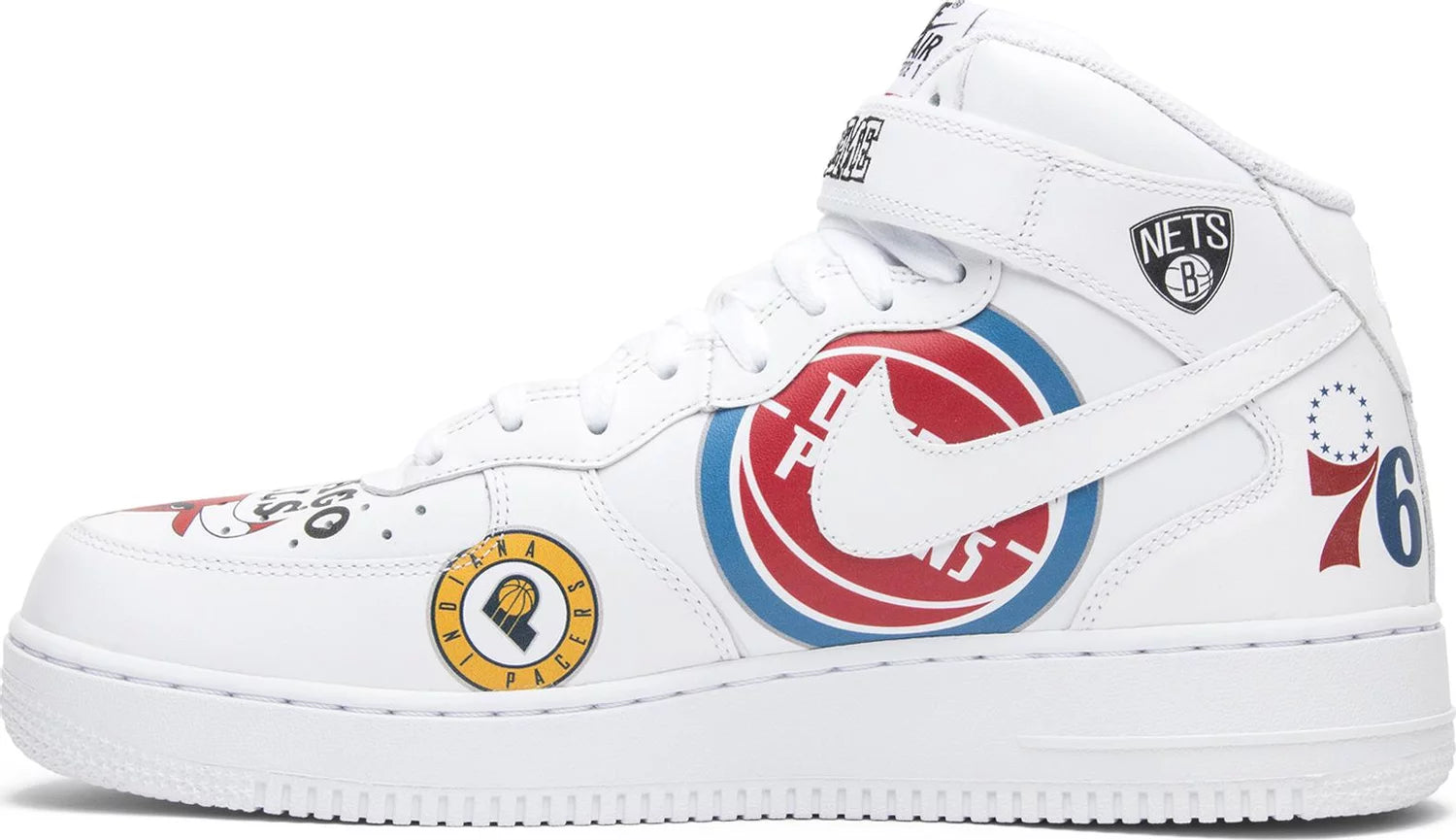 Supreme x NBA x Air Force 1 Mid 07 'White'