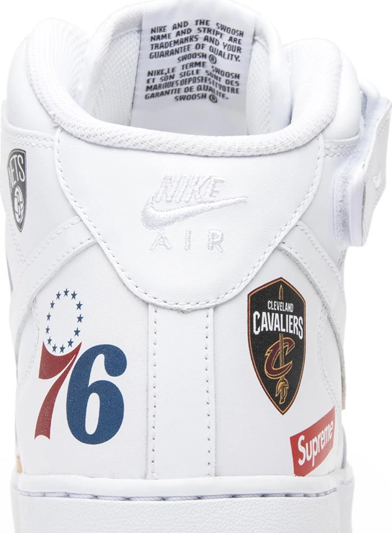 Supreme x NBA x Air Force 1 Mid 07 'White'