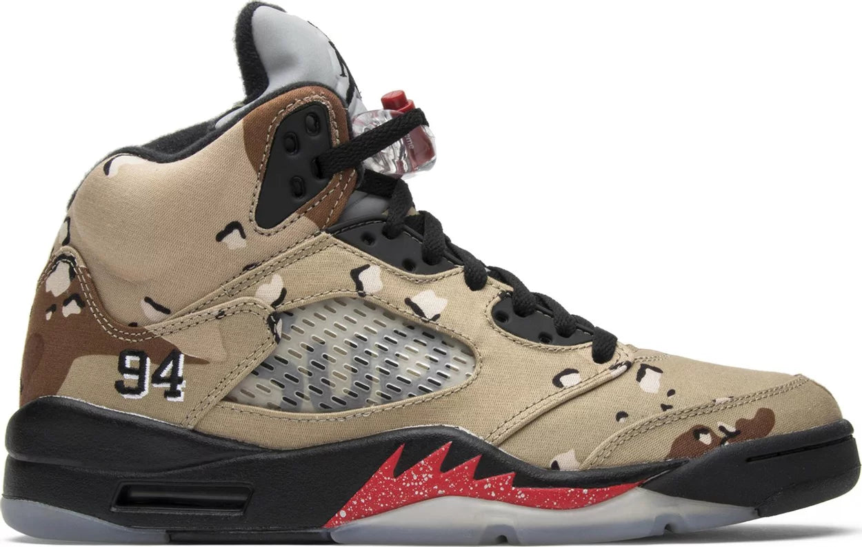Jordan 5 Retro 'Supreme Desert Camo' (Worn Once)