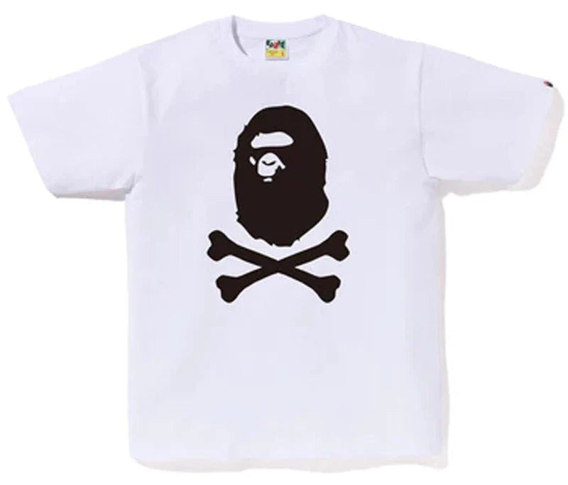 Bape A Bathing Ape Crossbone T-Shirt White
