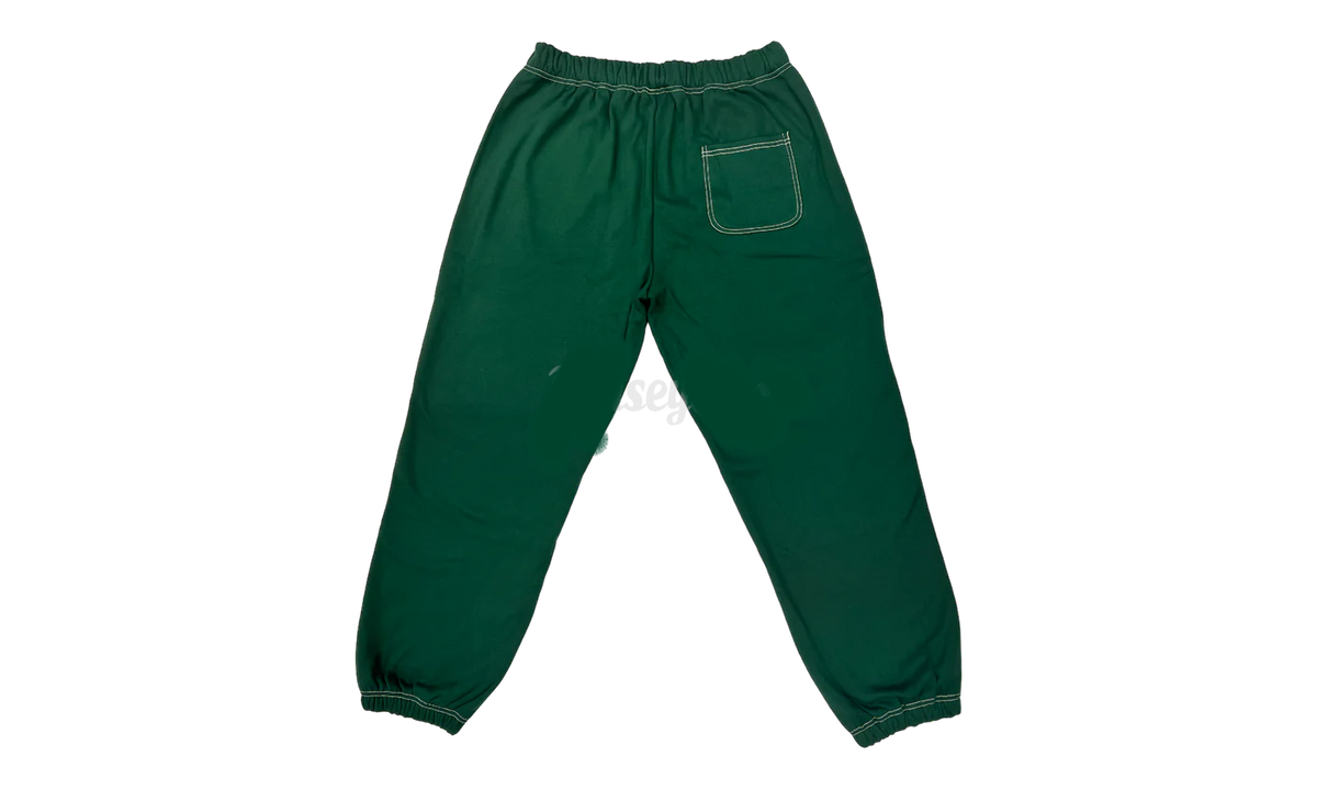 Sinclair Global Contrast Stitched Athletic Sweatpants 'Forest Green'