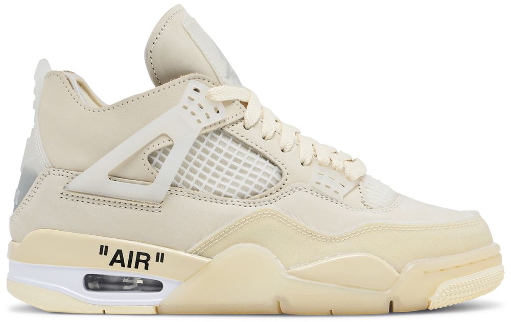 Off-White x Wmns Air Jordan 4 Retro SP 'Sail' (Pre-Owned)