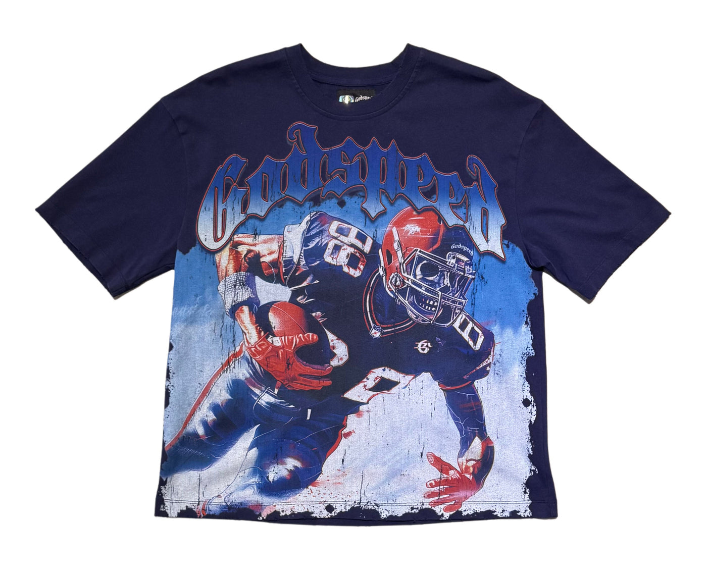 Godspeed Endzone T-Shirt (Navy)