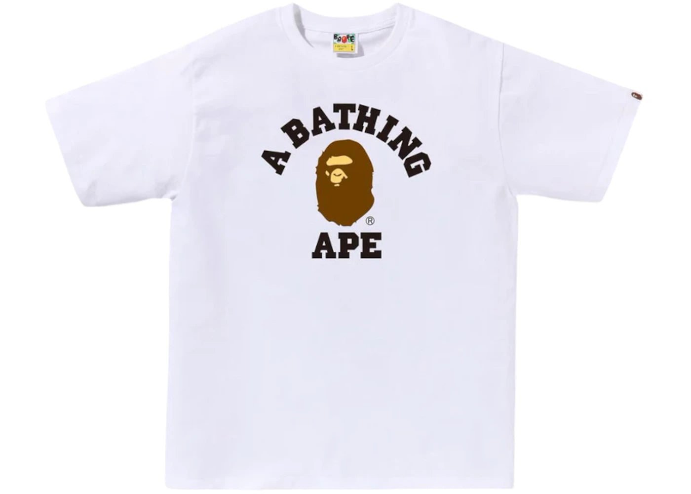BAPE College Tee (SS25) White