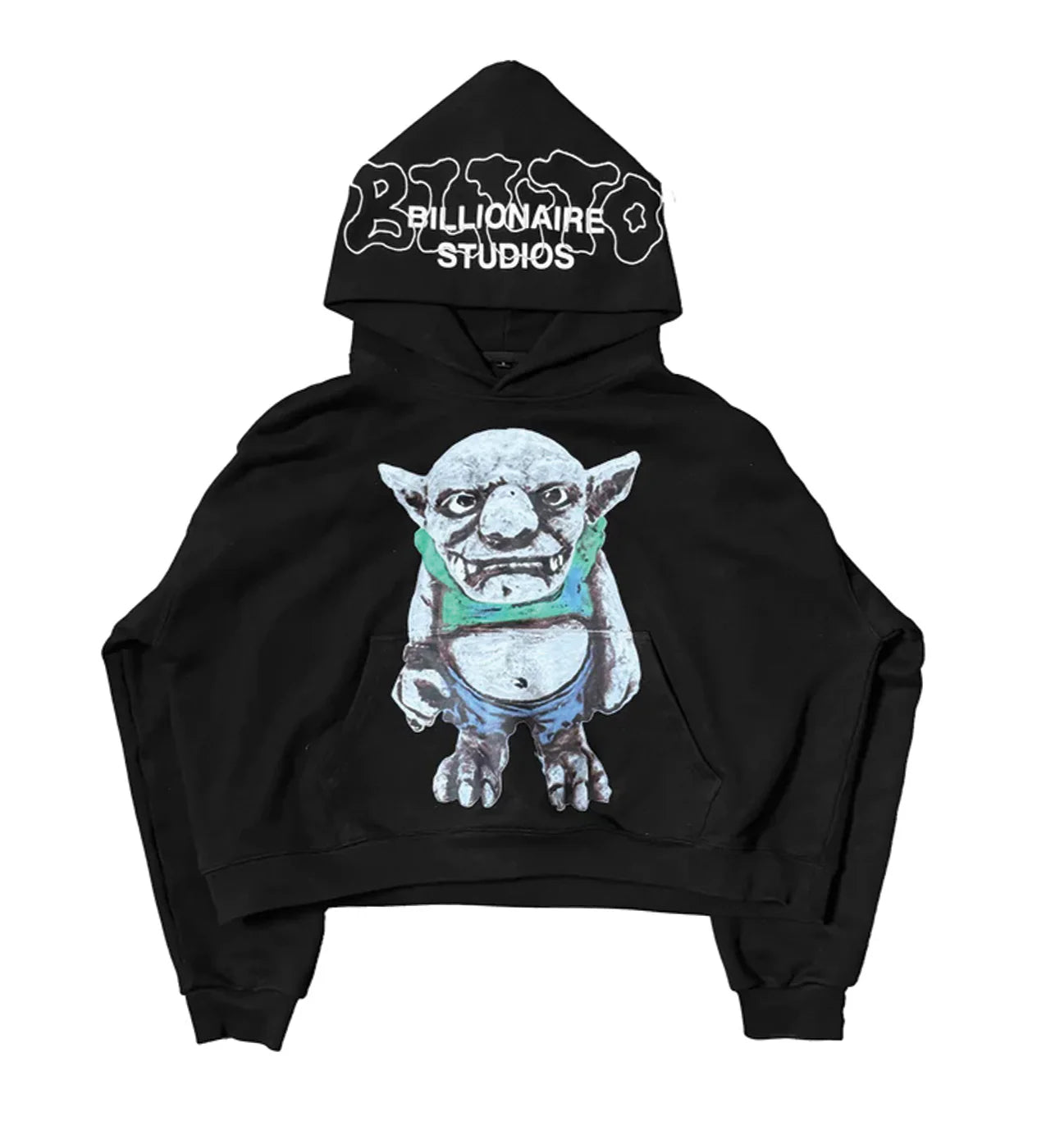 Billionaire Studios Bloated Troll Black Hoodie