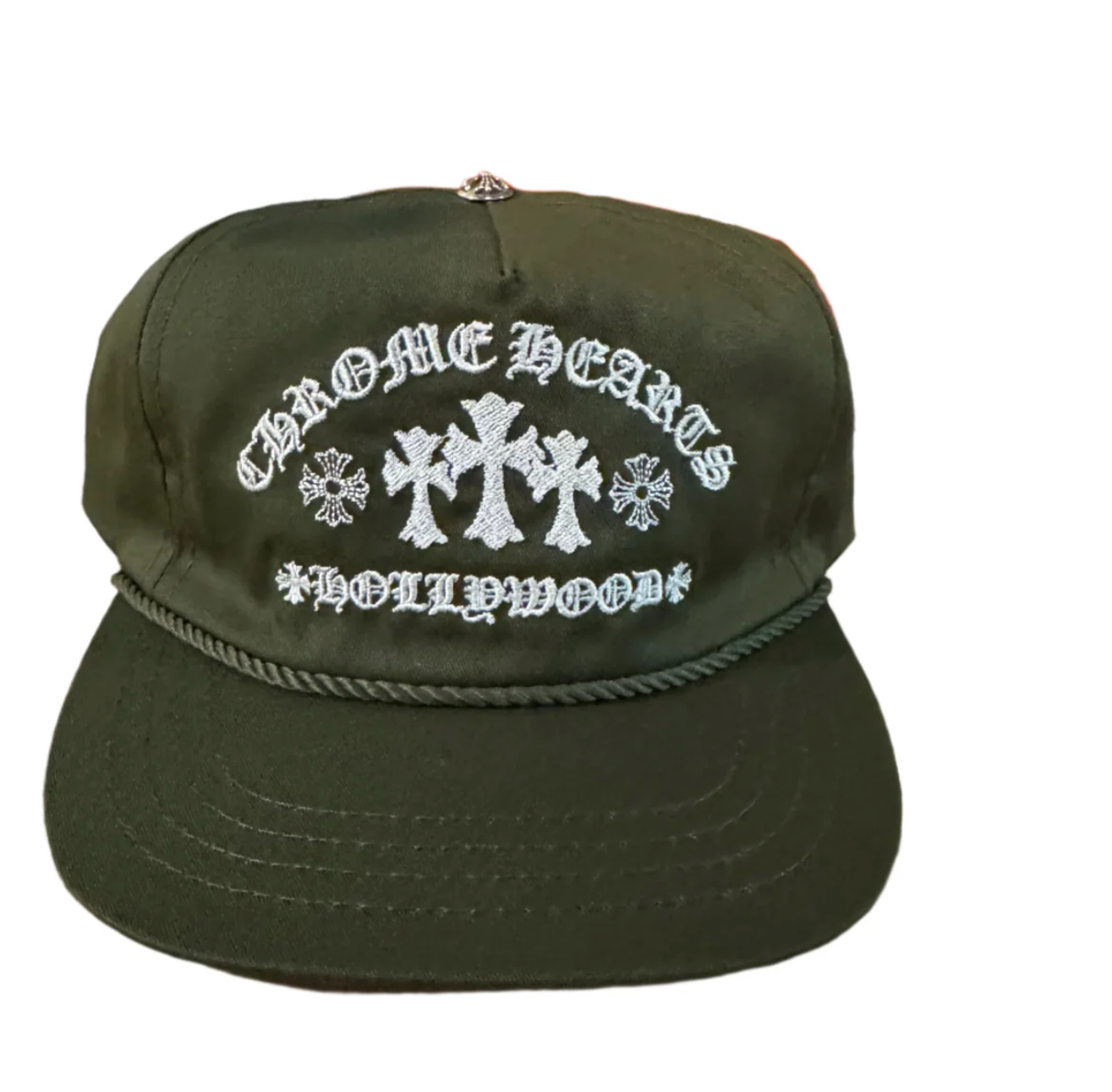 Chrome Hearts 5 Panel Gas Station Hat Green