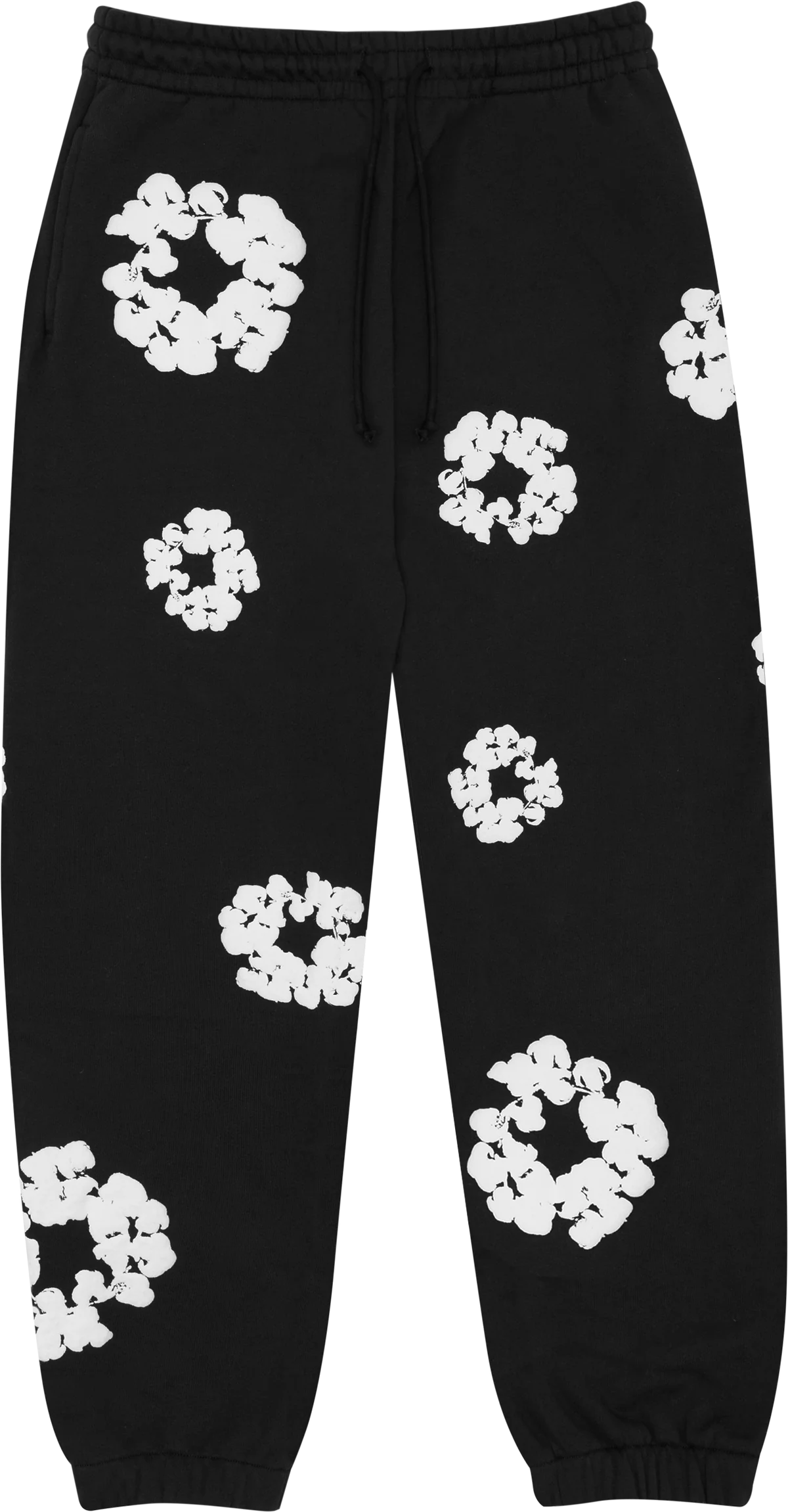 Denim Tears The Cotton Wreath Sweatpants 'Black'