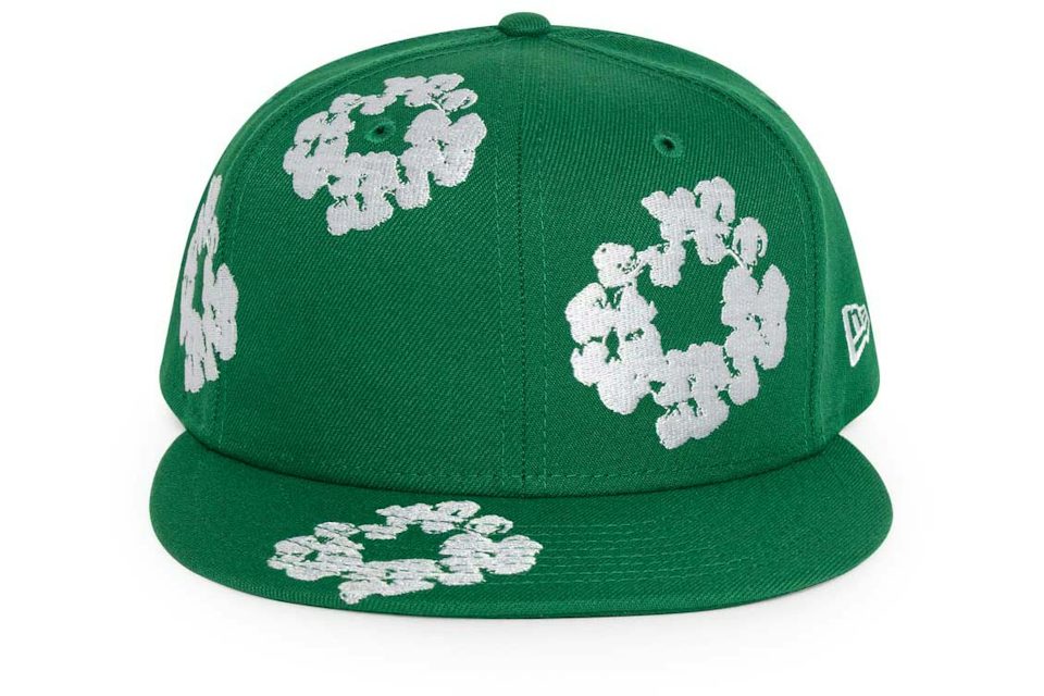 Denim Tears New Era Cotton Wreath 59/50 Cap Green