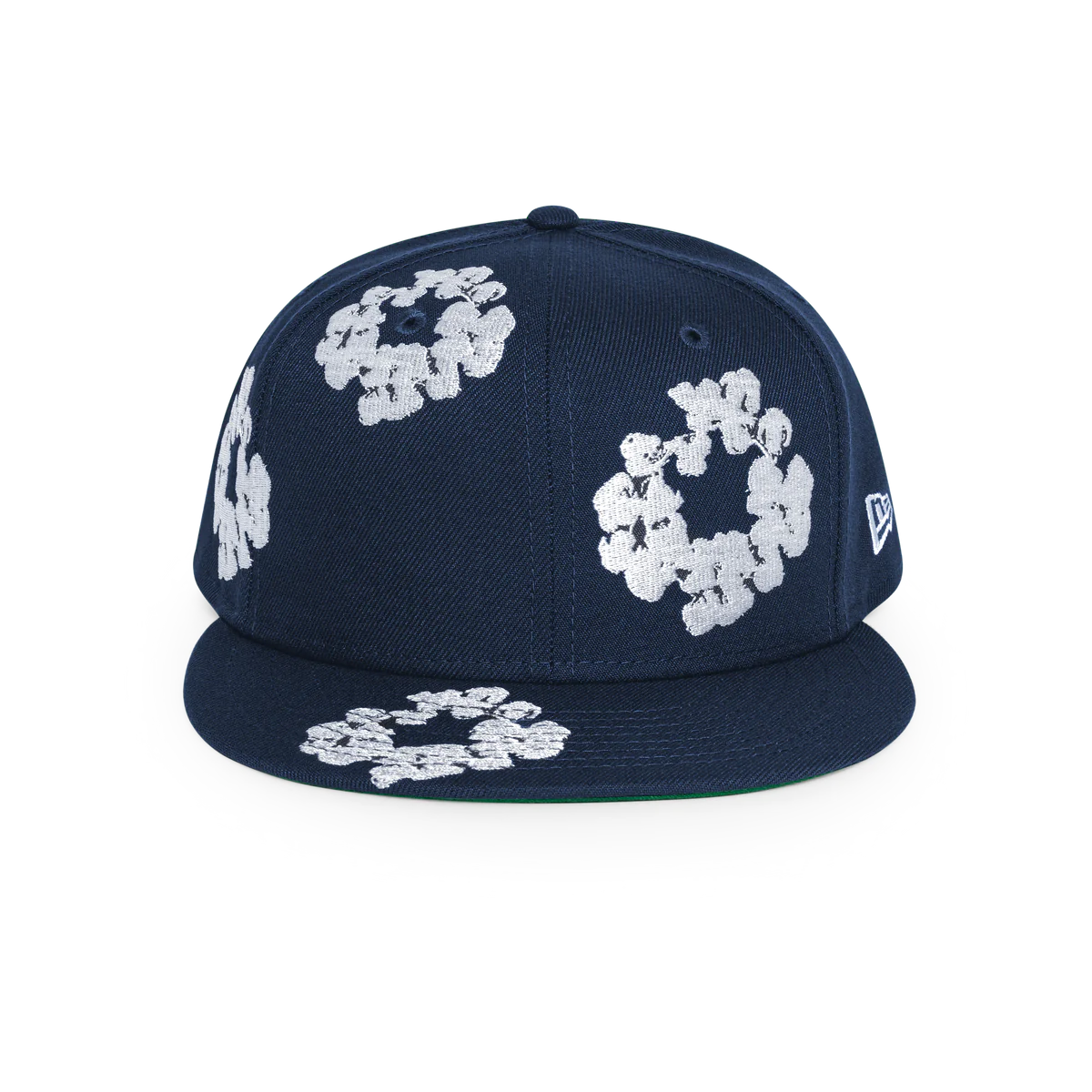 Denim Tears New Era Cotton Wreath 59/50 Cap Navy