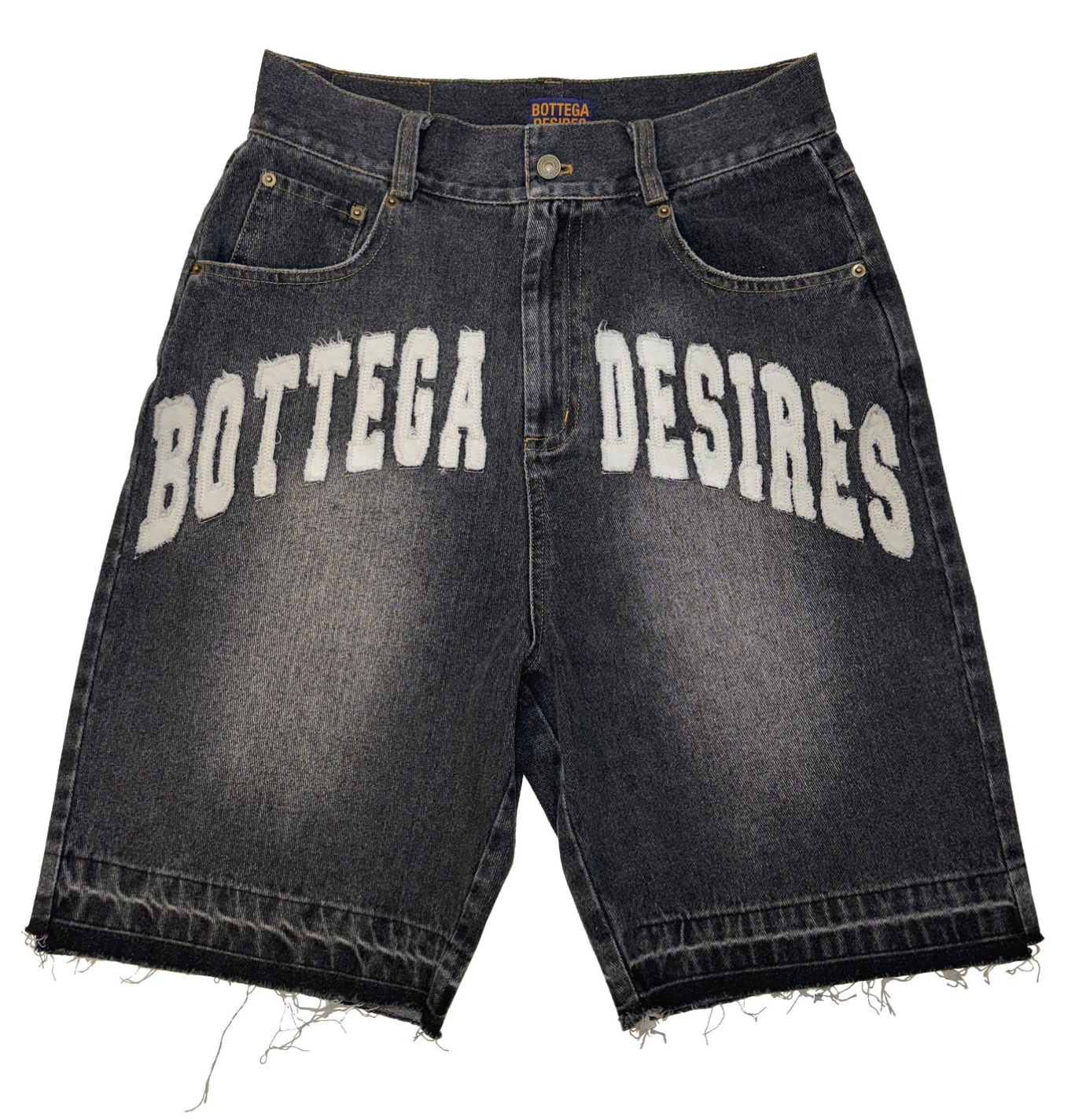 Bottega Desires Denim Shorts Black