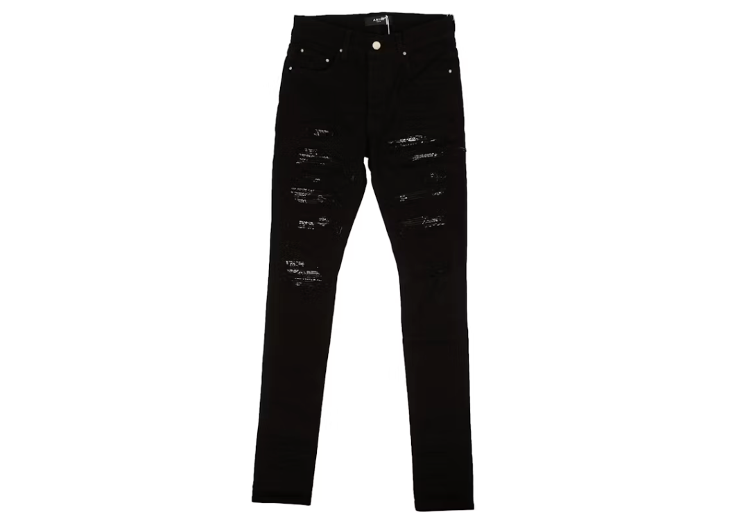 Amiri bandana thrasher Jean black