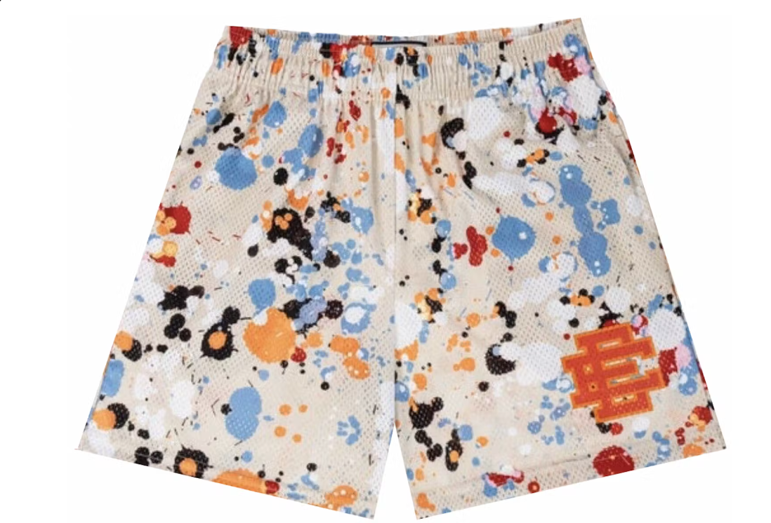 Eric Emanuel EE Basic Short White Splatter