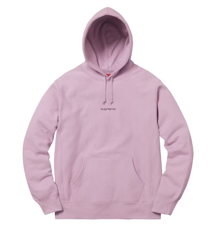 Supreme Compact Logo Hoodie Pale Violet (Preowned)