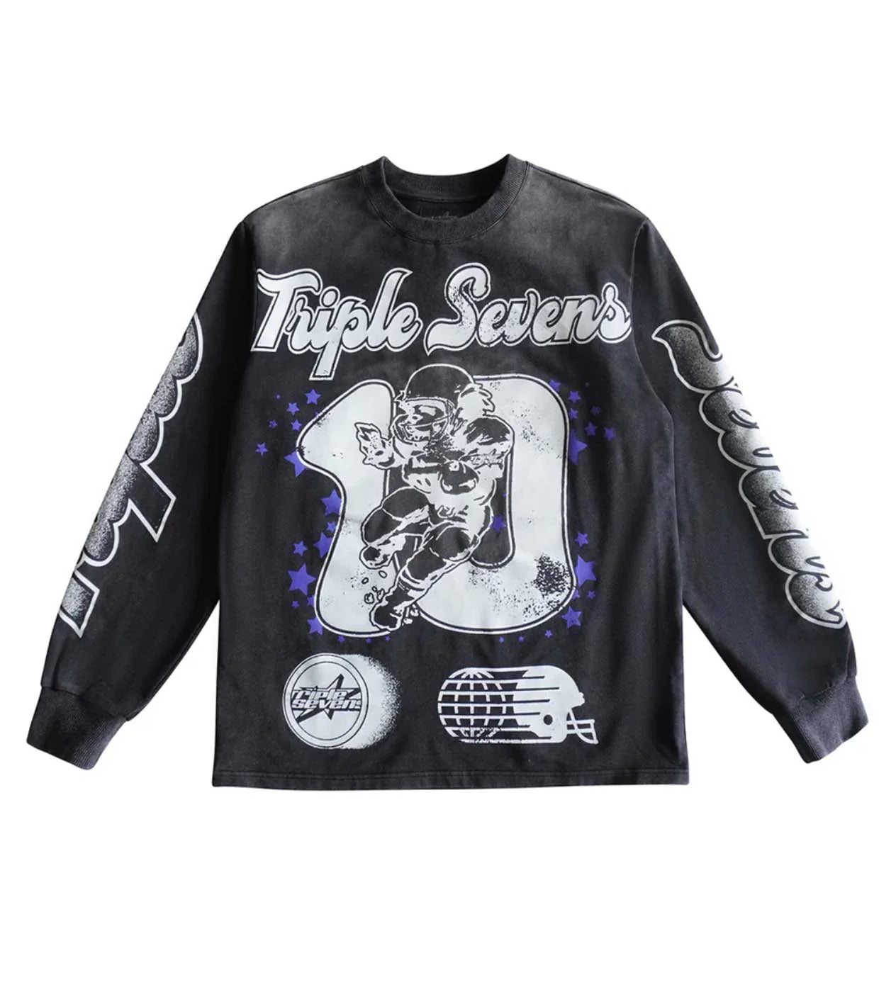 Triple Sevens ALL STAR L/S Black/Purple