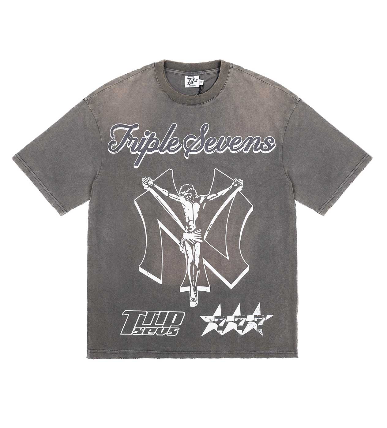 Triple Sevens NY SAVIOR Tee Grey