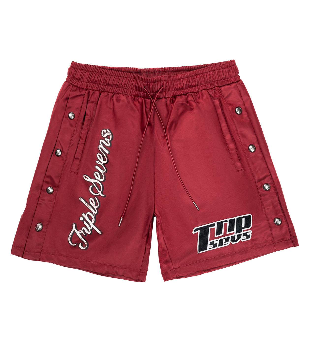Triple Seven Nylon Shorts Red