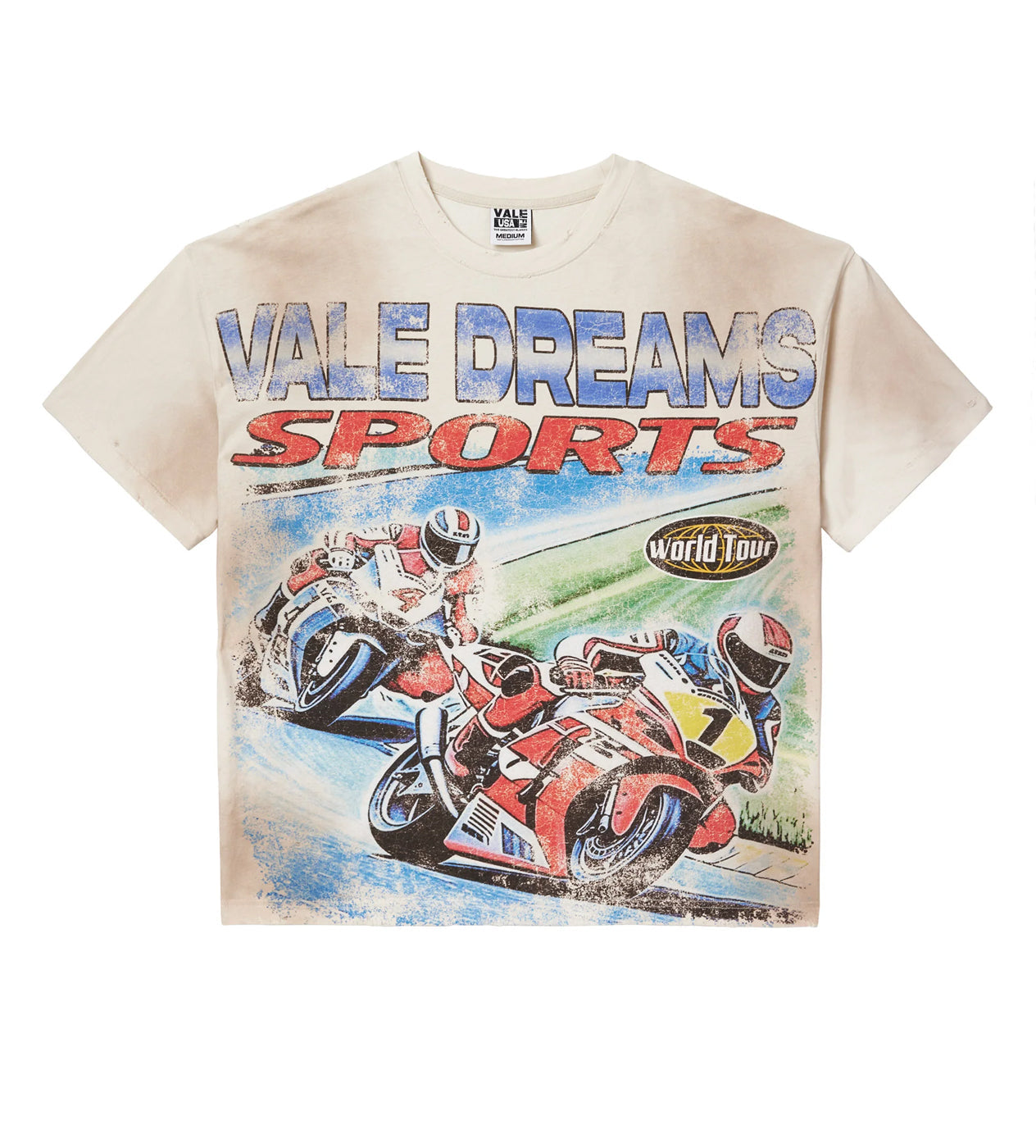 Vale Forever Motocross T-Shirt Cream