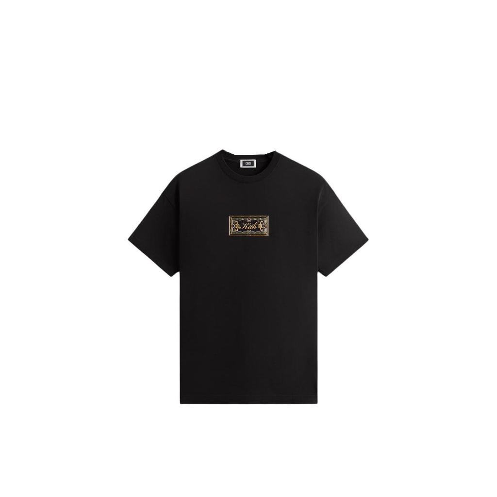 KITH Floral Script Box Logo Tee
