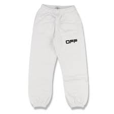 Off-White Airport Tape Sweatpants 'White'