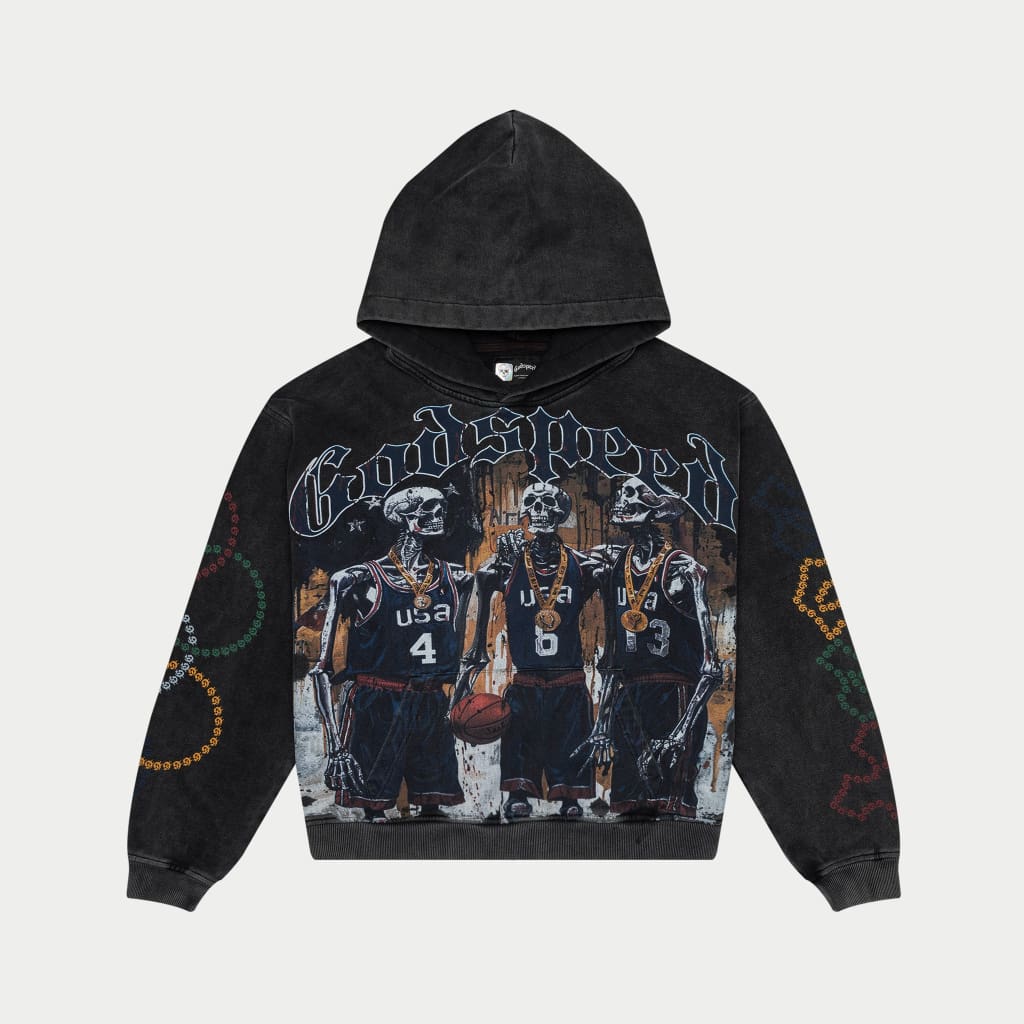 GODSPEED DreamTeam '24 Hoodie (Black Wash)