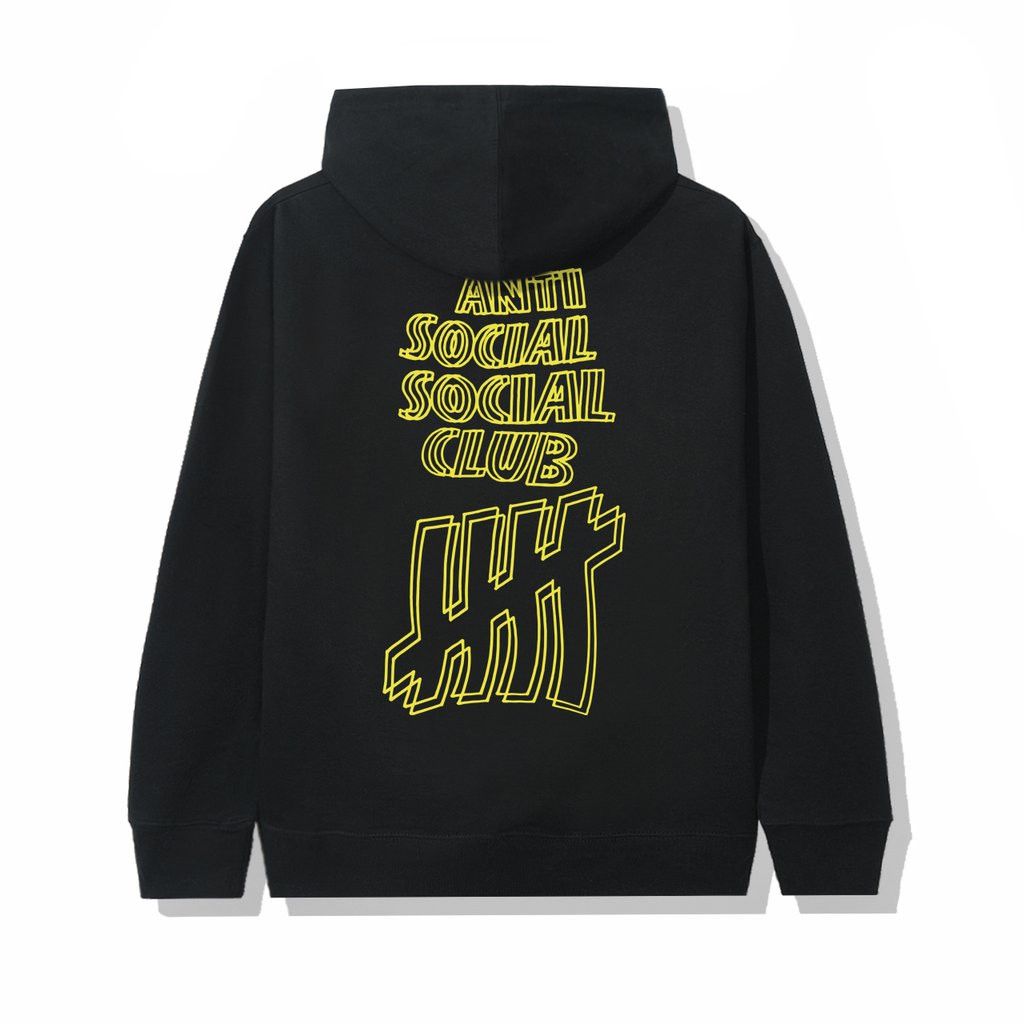 Anti Social Social Club x Undefeated Hoodie Black (Pre-Owned)