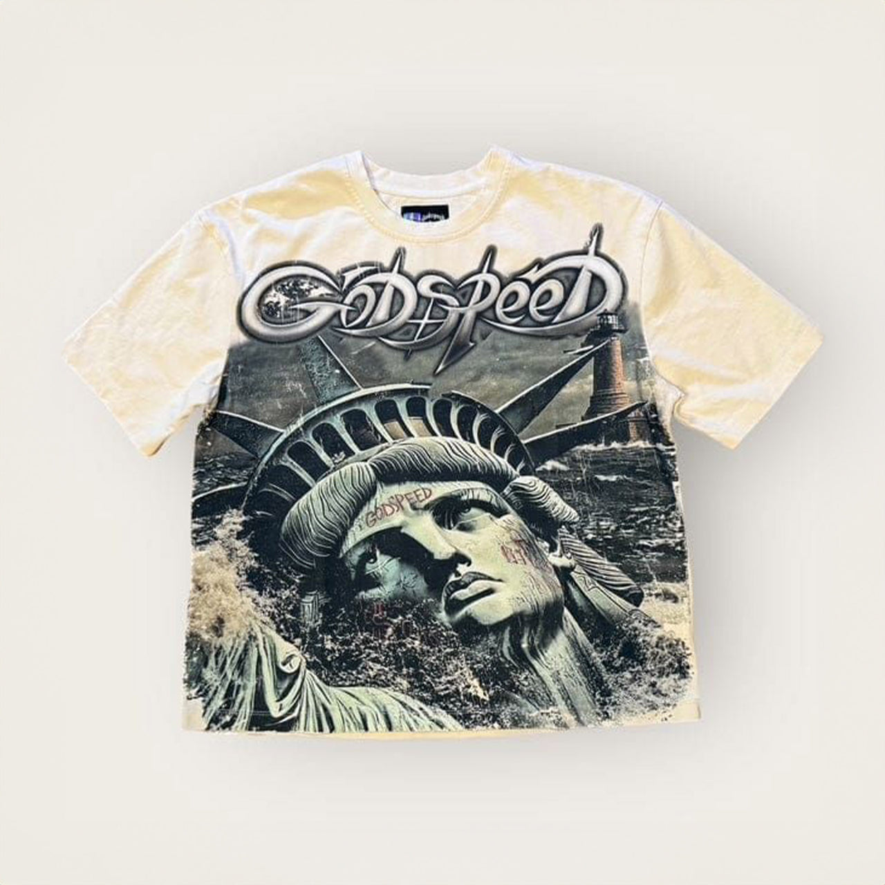 Godspeed Sunken Liberty 2 T-Shirt (Bone)