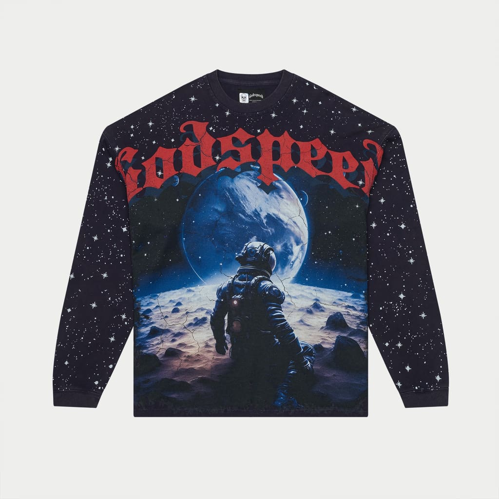 GODSPEED No looking Back LS (Navy)