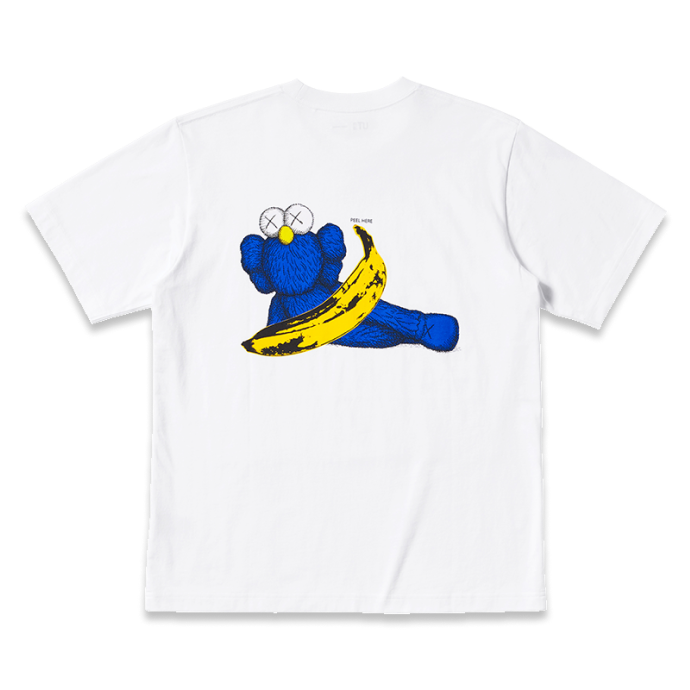 KAWS x Uniqlo + Warhol UT Graphic T-Shirt (Banana Cookie Monster)
