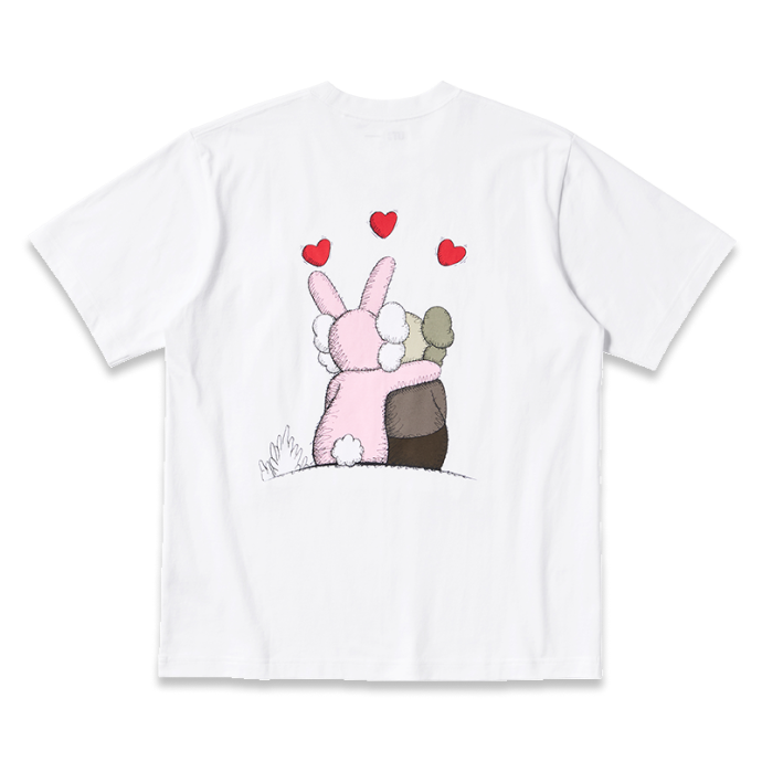 KAWS + Warhol UT Graphic T-Shirt (Hugging Companions)