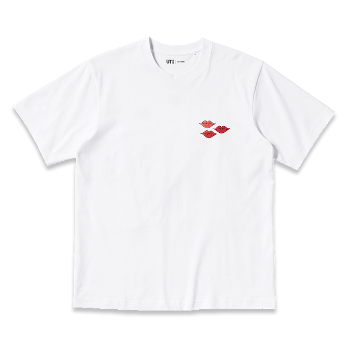 KAWS + Warhol UT Graphic T-Shirt (Hugging Companions)