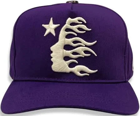 Hellstar OG Logo Snapback Hat Purple