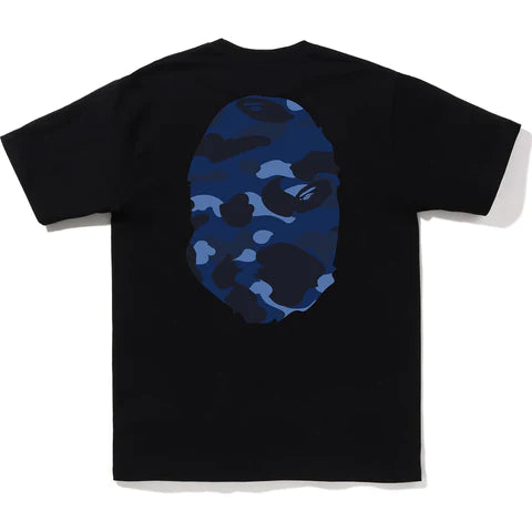 BAPE Color Camo Big Ape Head Tee Black/Navy