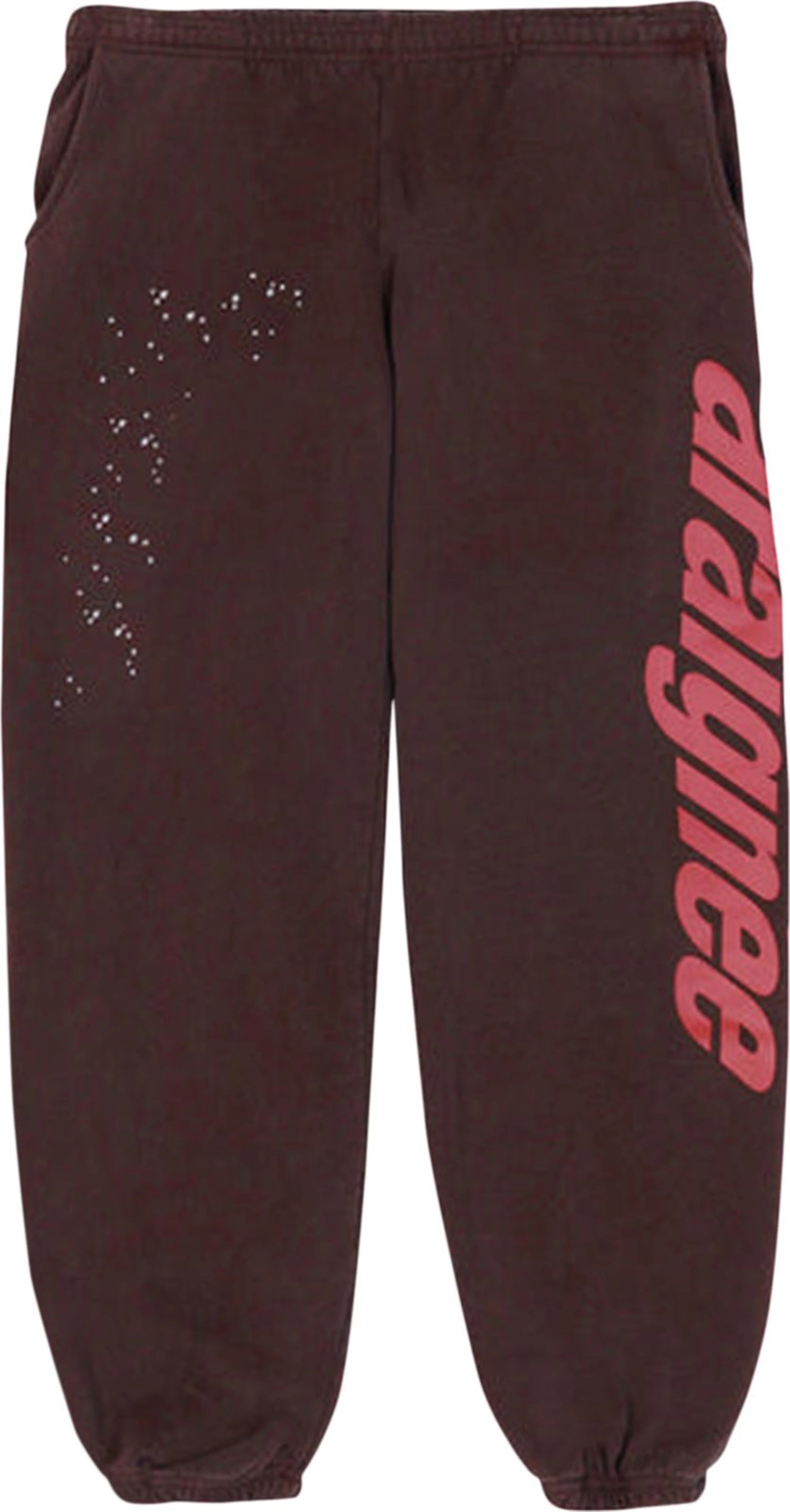 Sp5der Araignee Sweatpants Brown