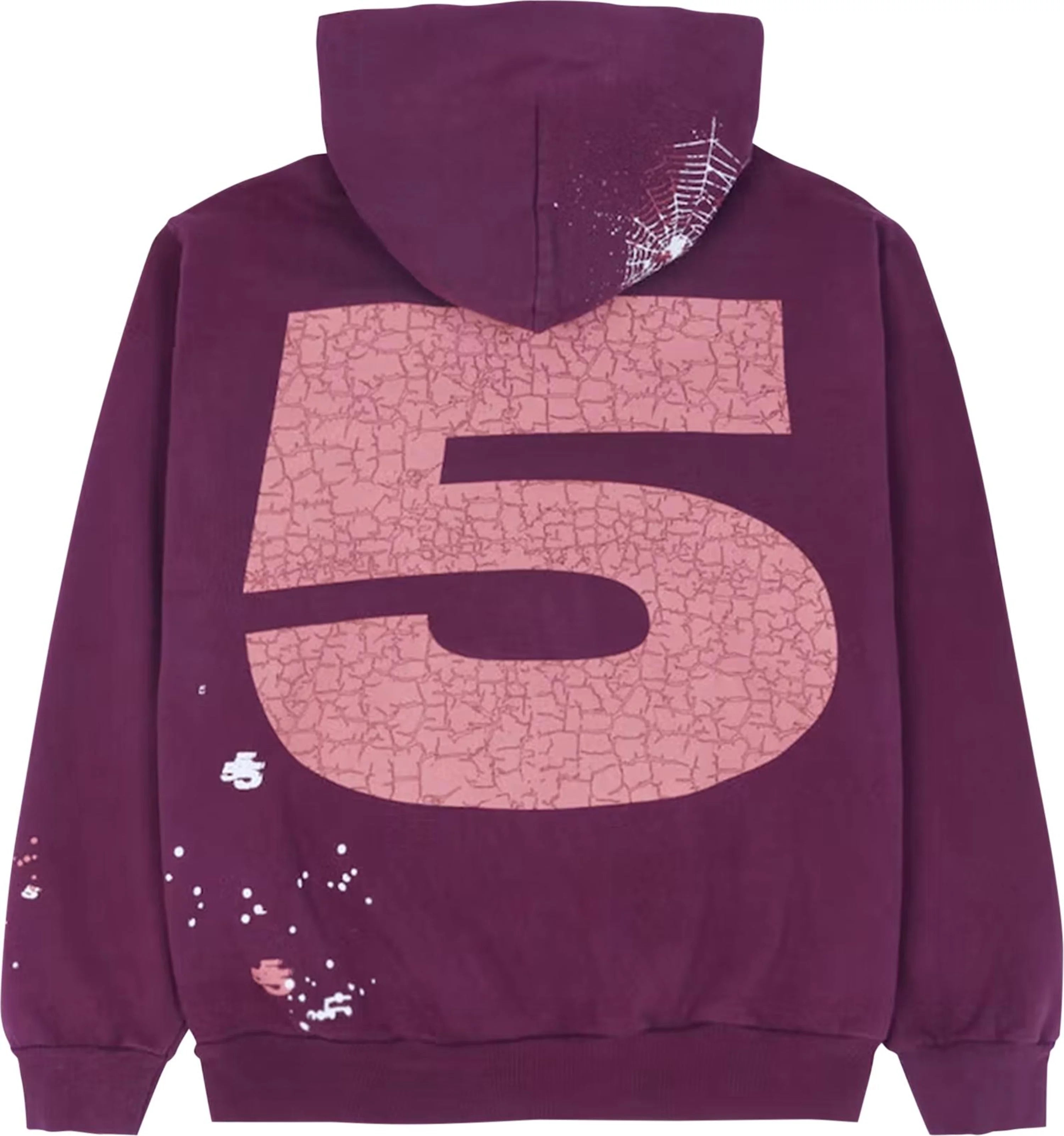 Sp5der 'Nocturnal Highway' Hoodie Dark Purple