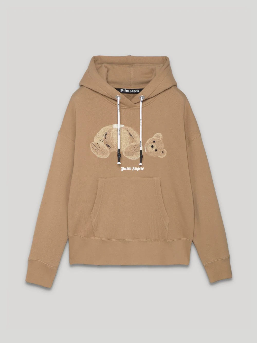 Palm Angels Bear Hoodie Beige