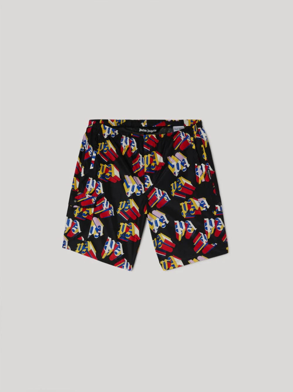 Palm Angels 3D PA Swimshort - Black/Red