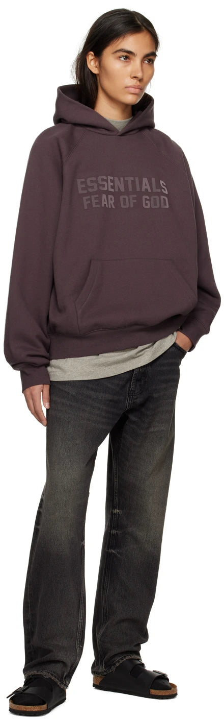 Fear of God Essentials Hoodie 'Plum'